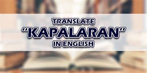 kapalaran in english